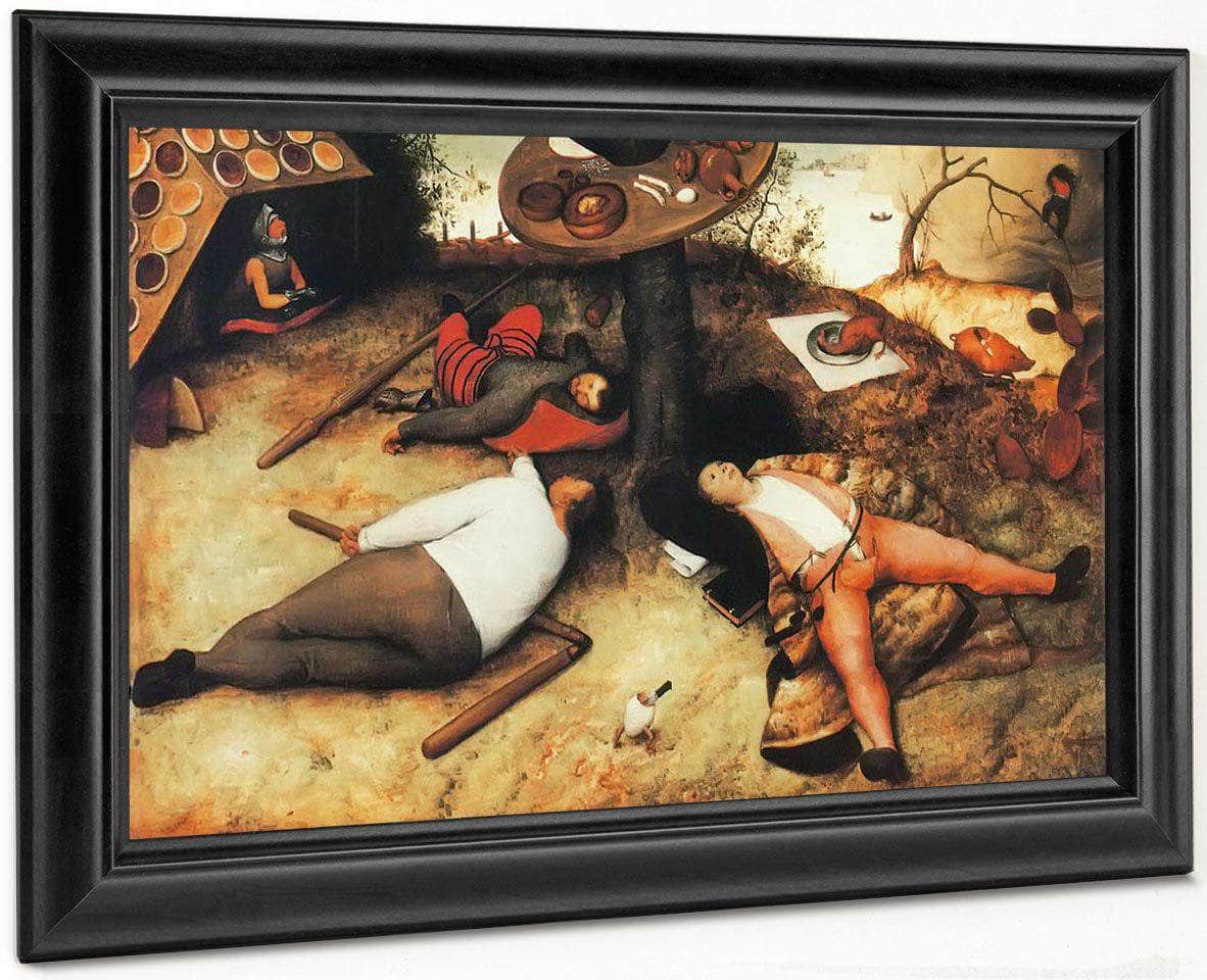 The Land Of Cockaigne 2 1567 By Pieter Bruegel Fine Art Print