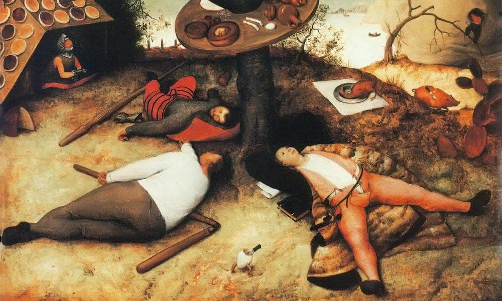 The Land Of Cockaigne 2 1567 By Pieter Bruegel Fine Art Print