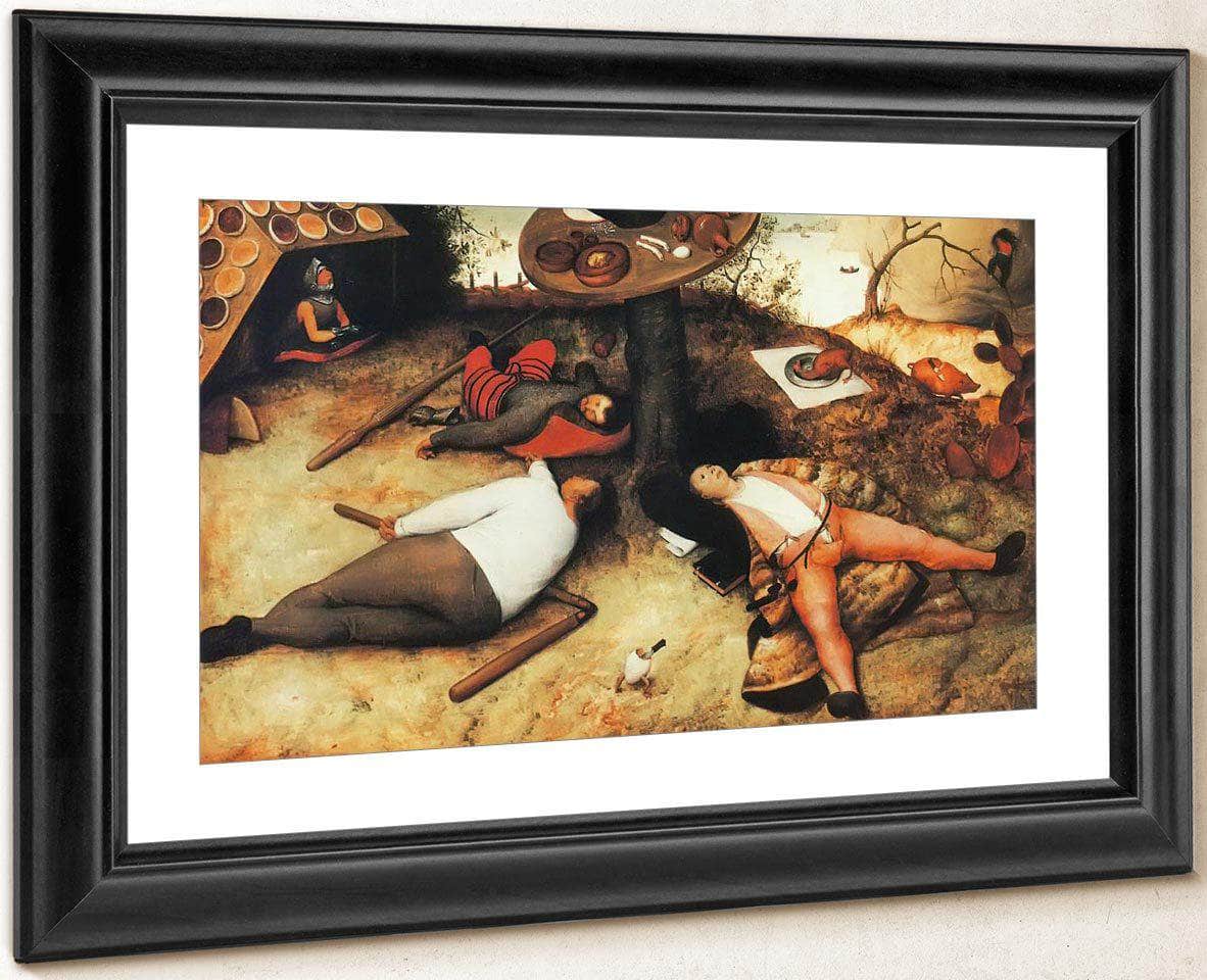 The Land Of Cockaigne 2 1567 By Pieter Bruegel Fine Art Print