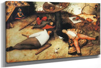 The Land Of Cockaigne 2 1567 By Pieter Bruegel Fine Art Print