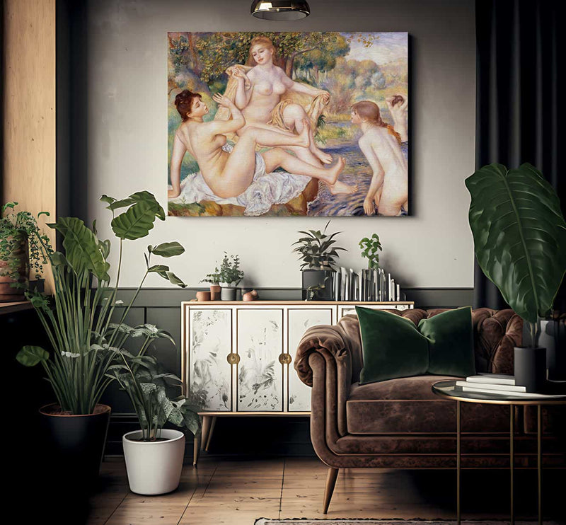 The Large Bathers 1884 1887 1178X1708Mm Philidelphia Museum Of Art By Pierre Auguste Renoir Fine Art Print