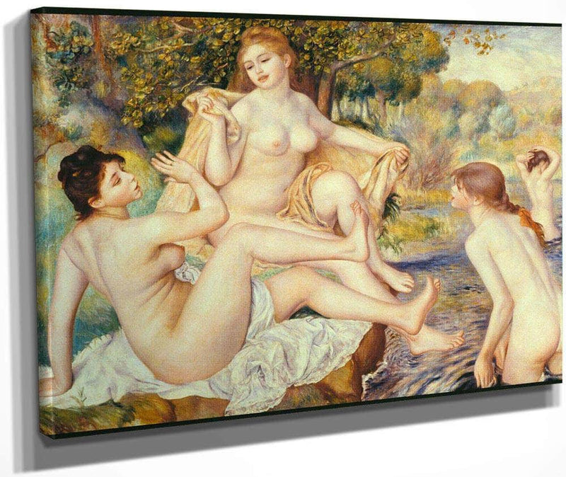 The Large Bathers By Pierre August Renoir Fine Art Print
