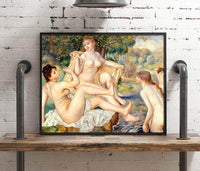 The Large Bathers Painting Auguste Renoir Canvas Art Fine Art Print