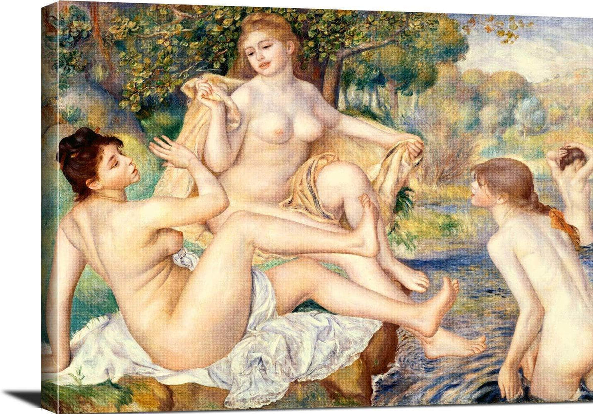 The Large Bathers Painting Auguste Renoir Canvas Art Fine Art Print