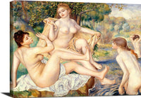 The Large Bathers Painting Auguste Renoir Canvas Art Fine Art Print