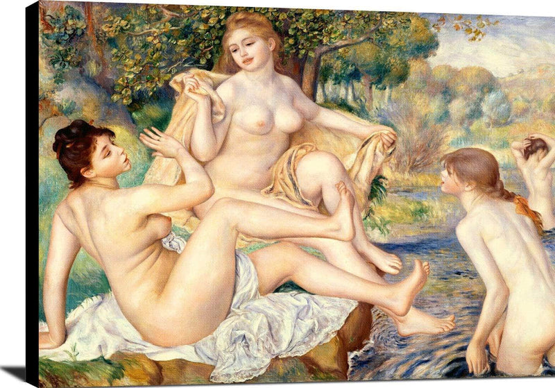 The Large Bathers Painting Auguste Renoir Canvas Art Fine Art Print