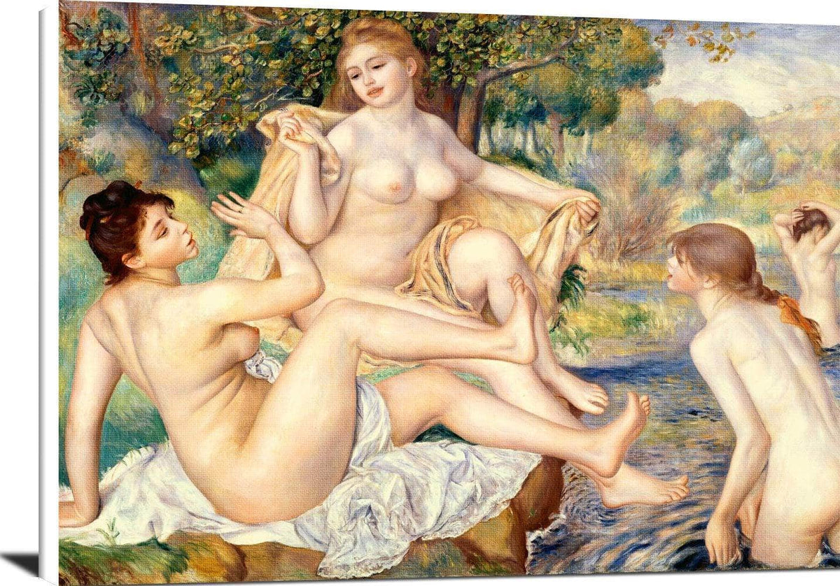 The Large Bathers Painting Auguste Renoir Canvas Art Fine Art Print