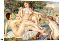 The Large Bathers Painting Auguste Renoir Canvas Art Fine Art Print