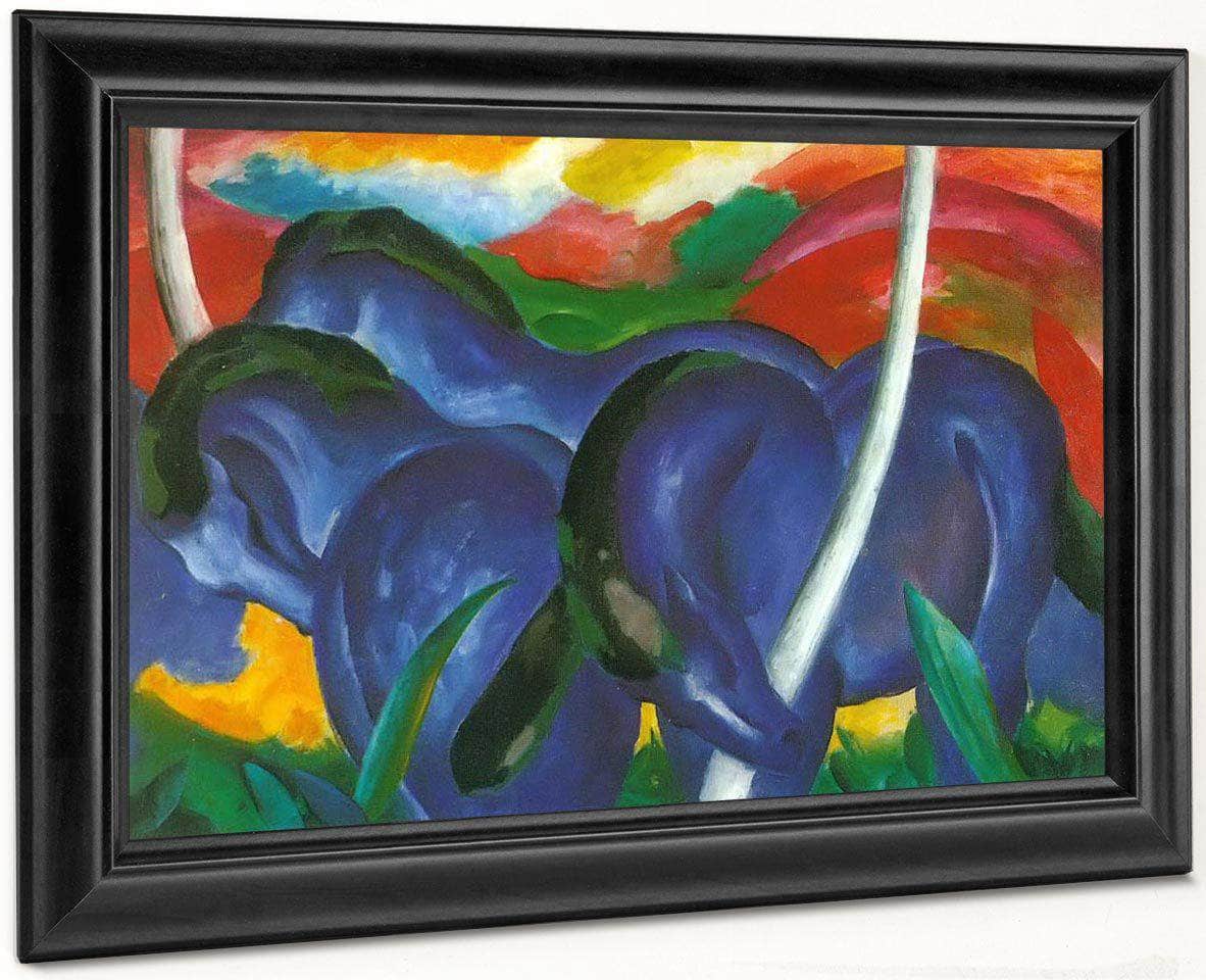 The Large Blue Horses By Franz Marc Fine Art Print