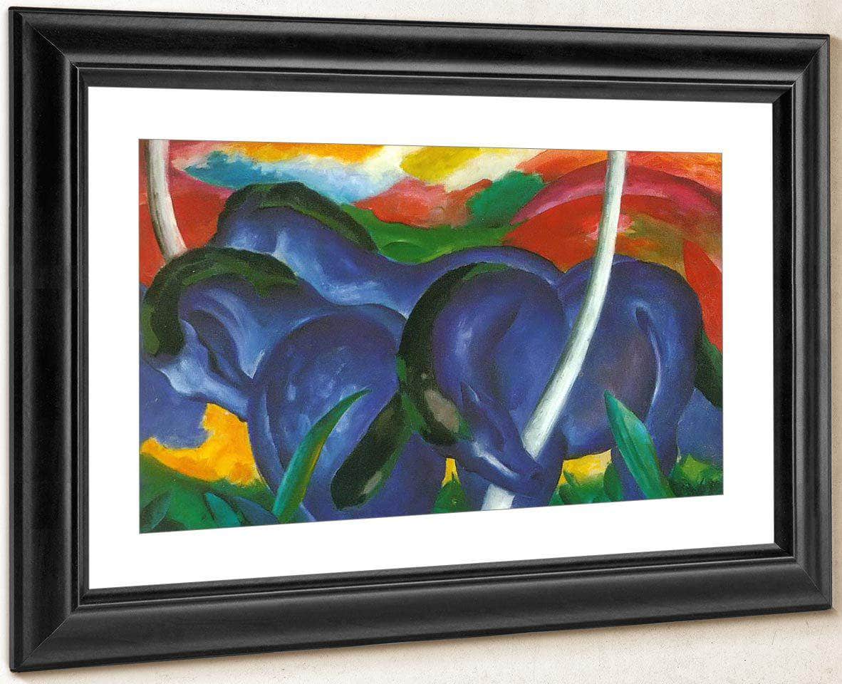 The Large Blue Horses By Franz Marc Fine Art Print