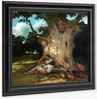 The Large Oak By Jean Desire Gustave Courbet Fine Art Print