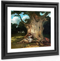 The Large Oak By Jean Desire Gustave Courbet Fine Art Print
