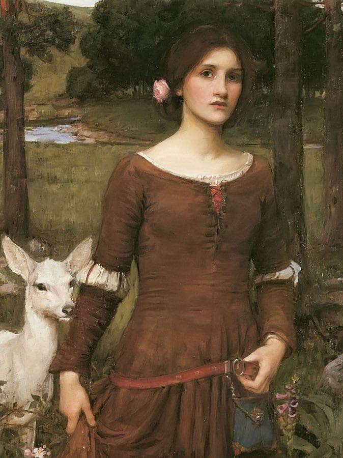The Last Clare By John Waterhouse Fine Art Print