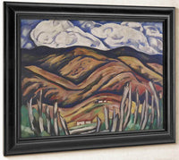 The Last Of New England The Beginning Of New Mexico By Marsden Hartley Fine Art Print