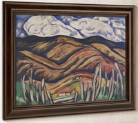 The Last Of New England The Beginning Of New Mexico By Marsden Hartley Fine Art Print