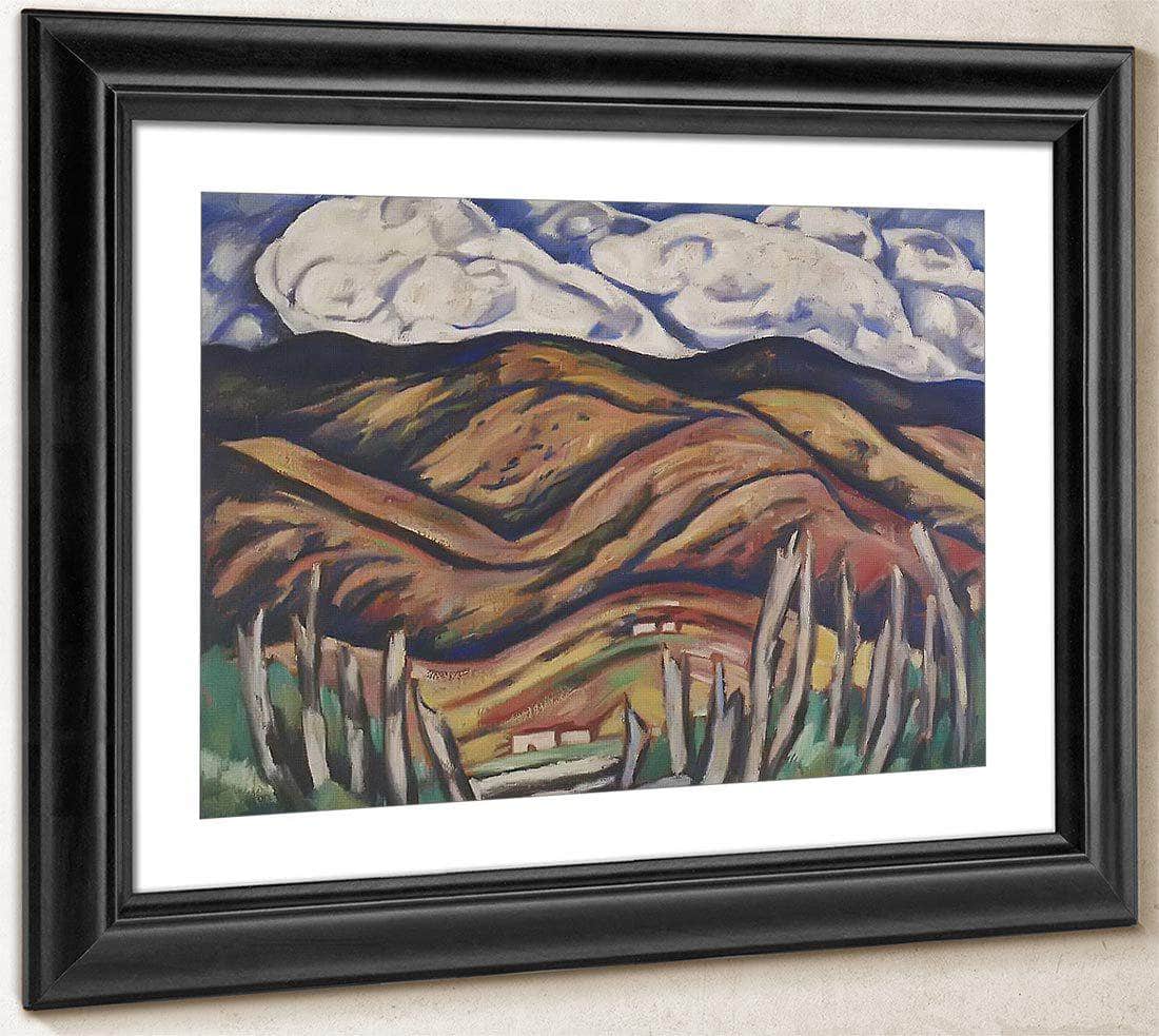 The Last Of New England The Beginning Of New Mexico By Marsden Hartley Fine Art Print