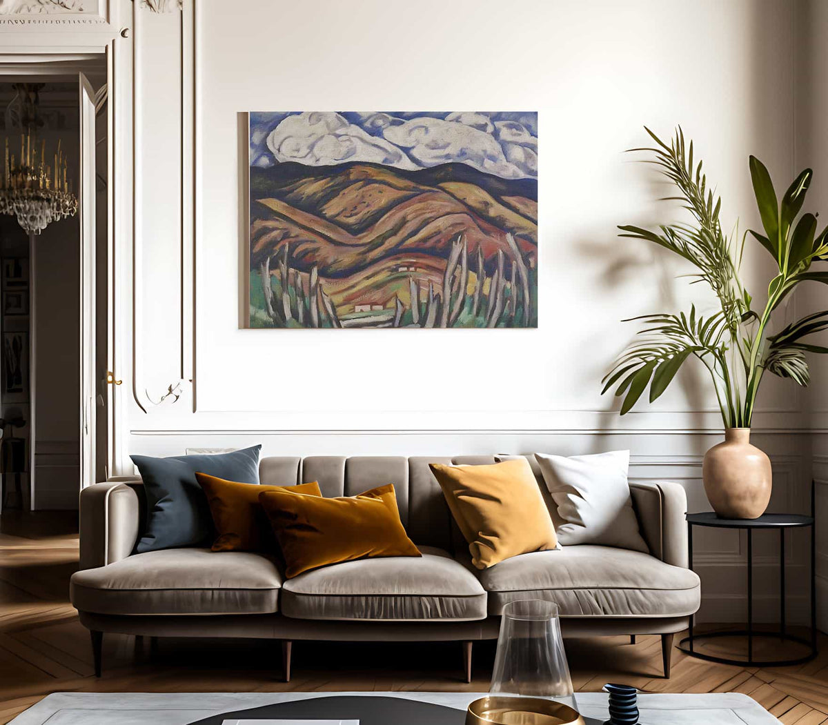 The Last Of New England The Beginning Of New Mexico By Marsden Hartley Fine Art Print