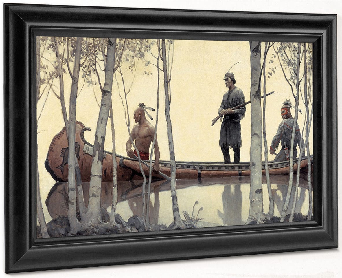 The Last Of The Mohicans By NC Wyeth Fine Art Print