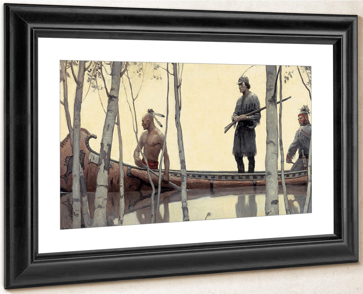 The Last Of The Mohicans By NC Wyeth Fine Art Print