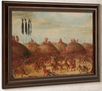The Last Race, Mandan O Kee Pa Ceremony By George Catlin Fine Art Print