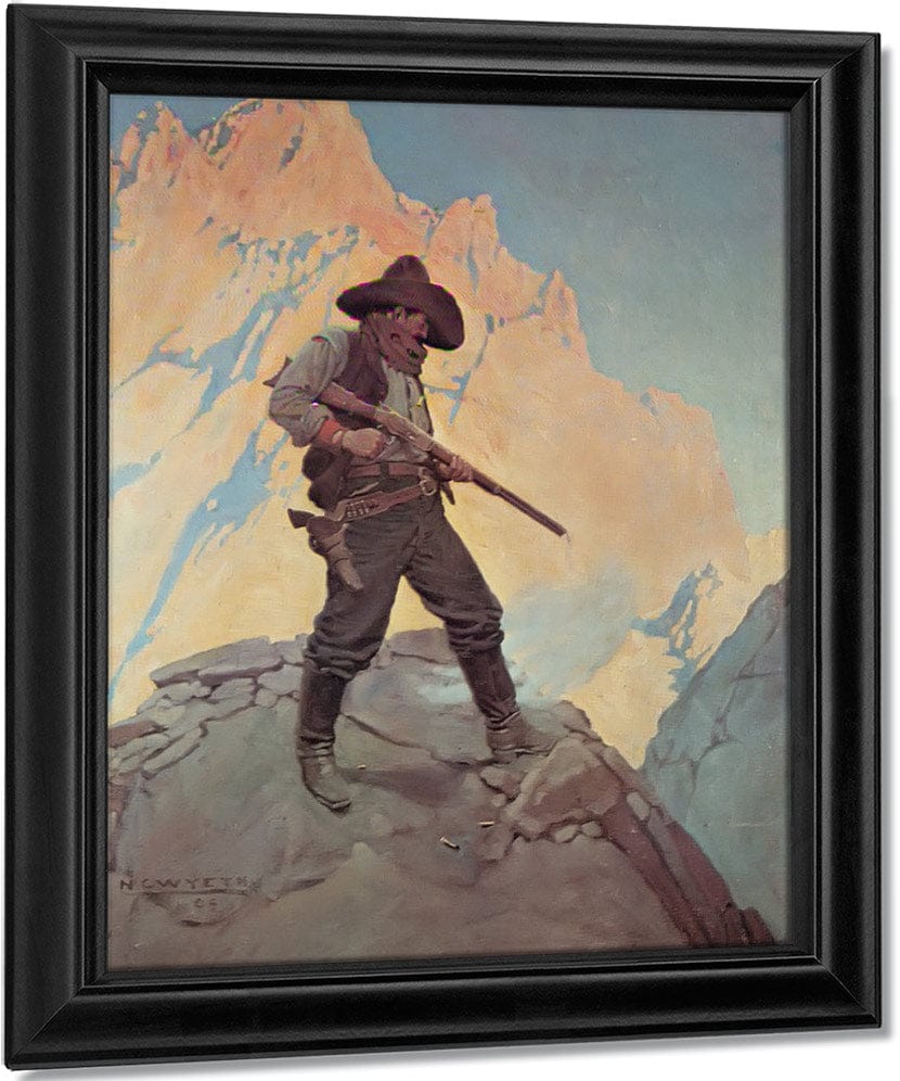 The Last Stand By NC Wyeth Fine Art Print