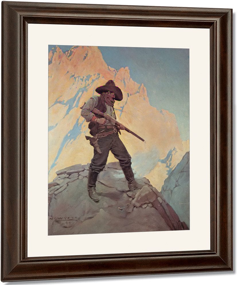 The Last Stand By NC Wyeth Fine Art Print