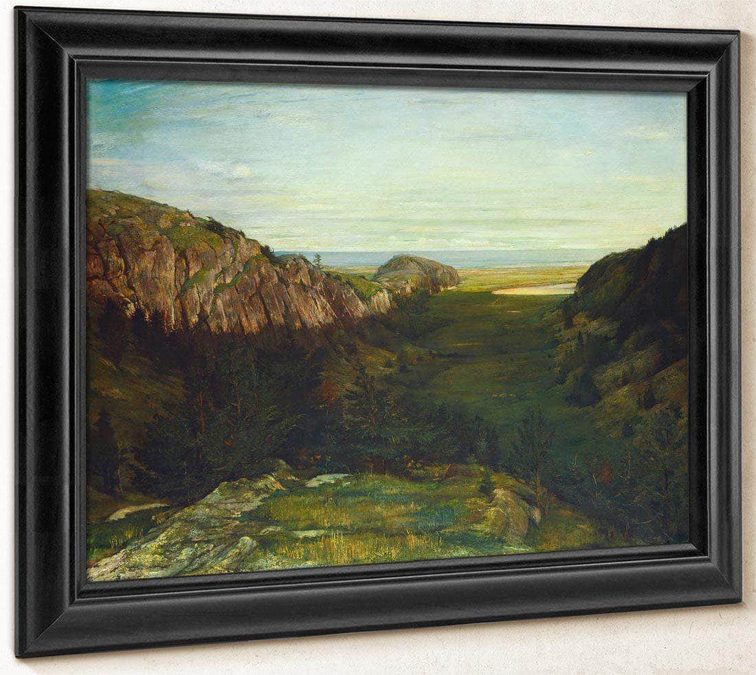 The Last Valley   Paradise Rocks By John La Farge Fine Art Print