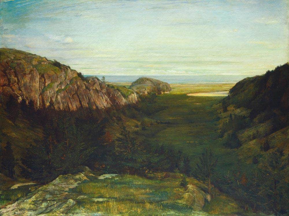 The Last Valley   Paradise Rocks By John La Farge Fine Art Print