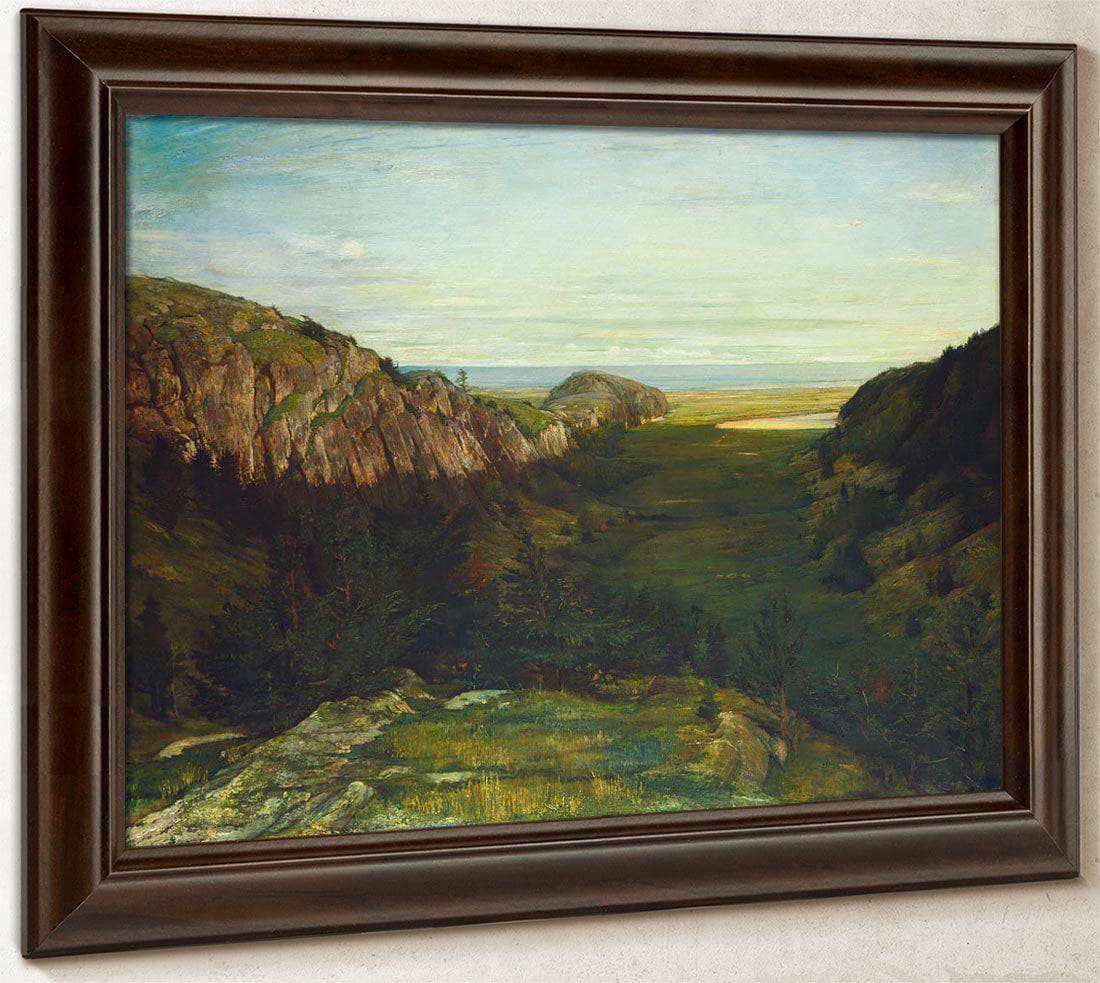 The Last Valley   Paradise Rocks By John La Farge Fine Art Print