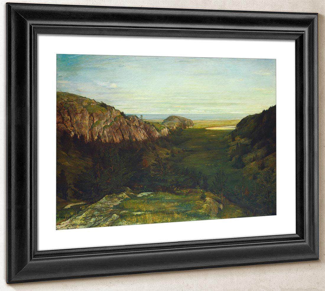 The Last Valley   Paradise Rocks By John La Farge Fine Art Print