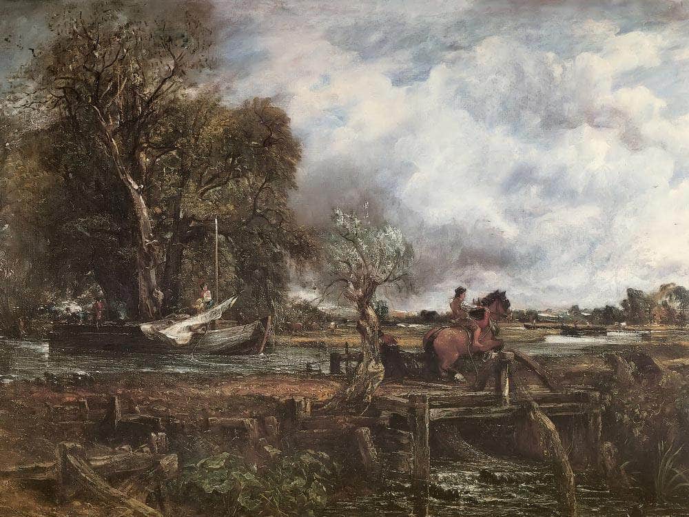 The Leaping Horse By John Constable Fine Art Print