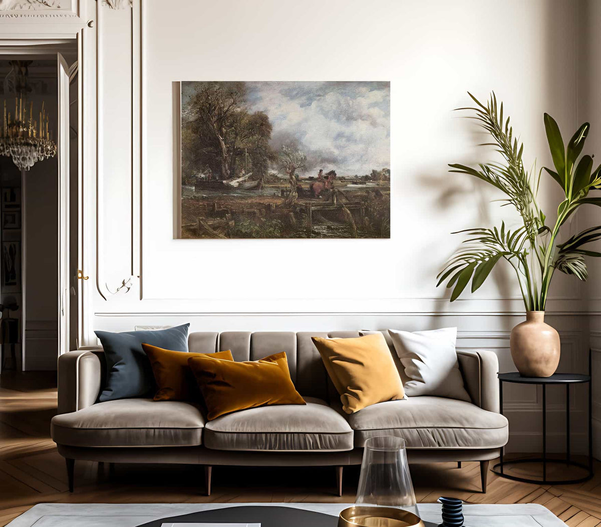 The Leaping Horse By John Constable Fine Art Print