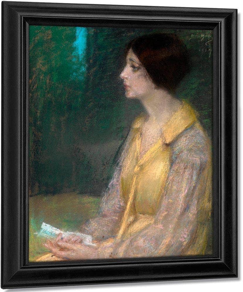 The Letter By Alice Pike Barney Fine Art Print