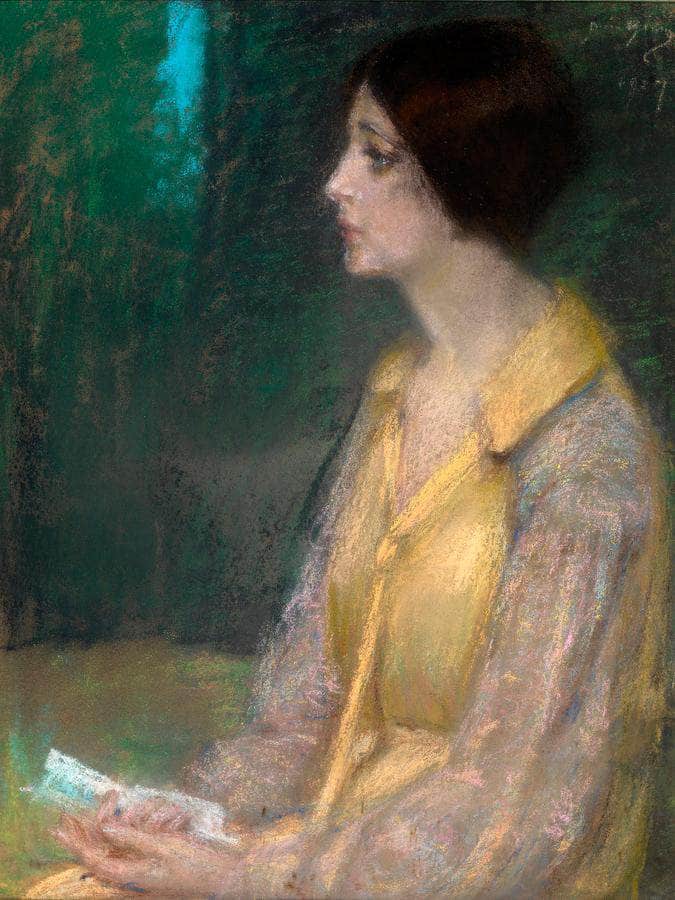 The Letter By Alice Pike Barney Fine Art Print