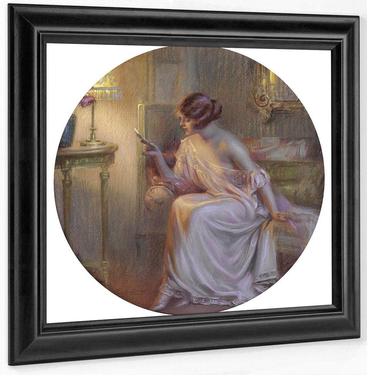 The Letter By Enjolras Delphin Fine Art Print