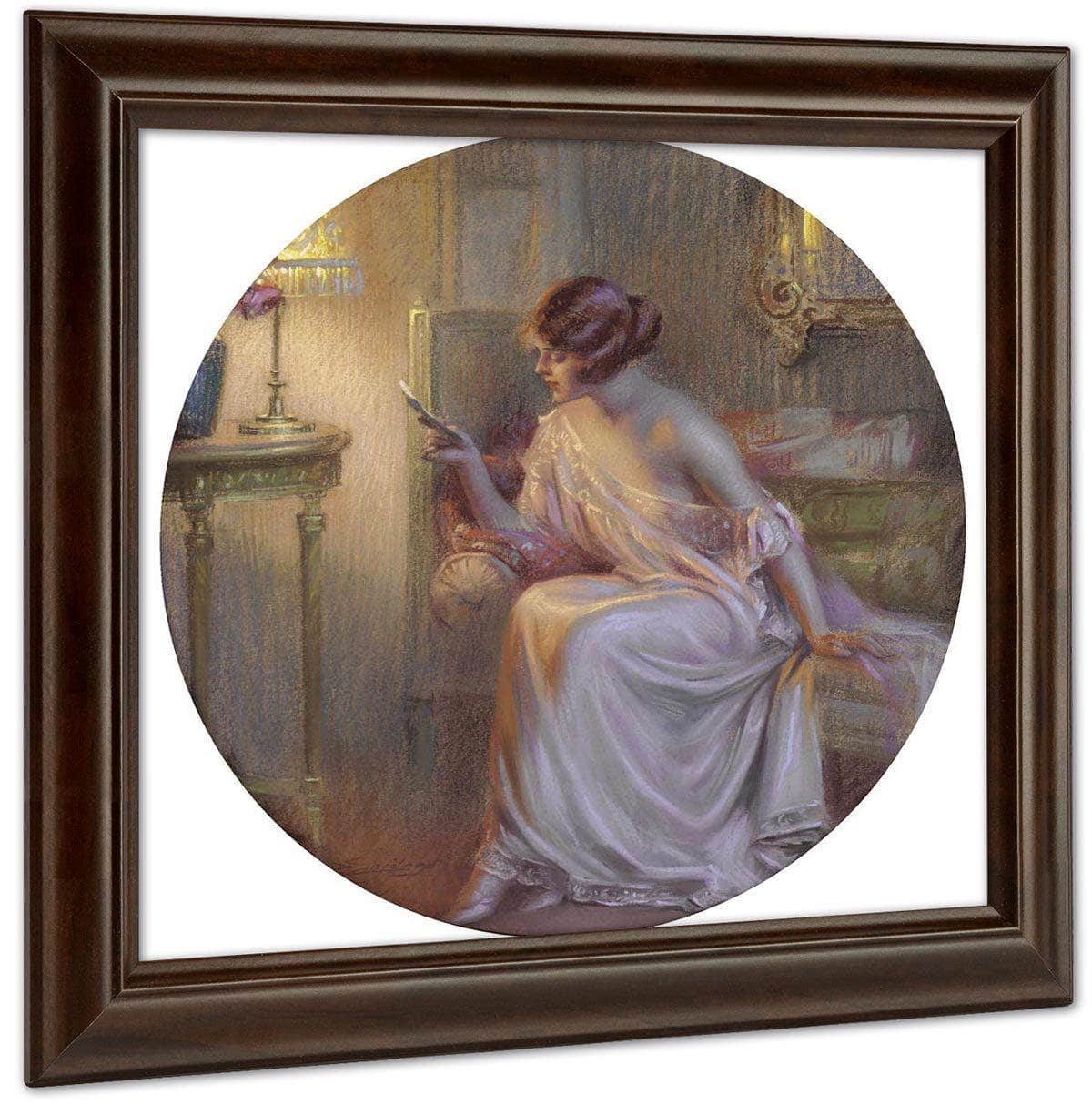 The Letter By Enjolras Delphin Fine Art Print