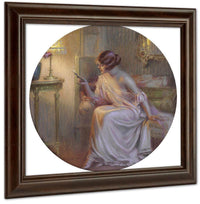 The Letter By Enjolras Delphin Fine Art Print