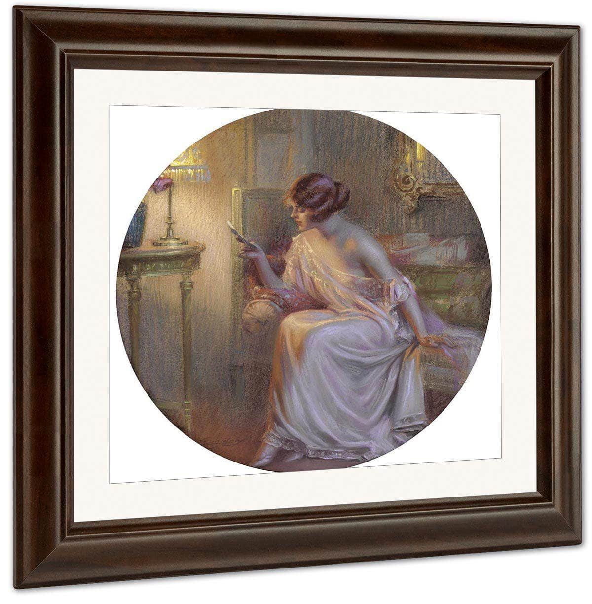 The Letter By Enjolras Delphin Fine Art Print