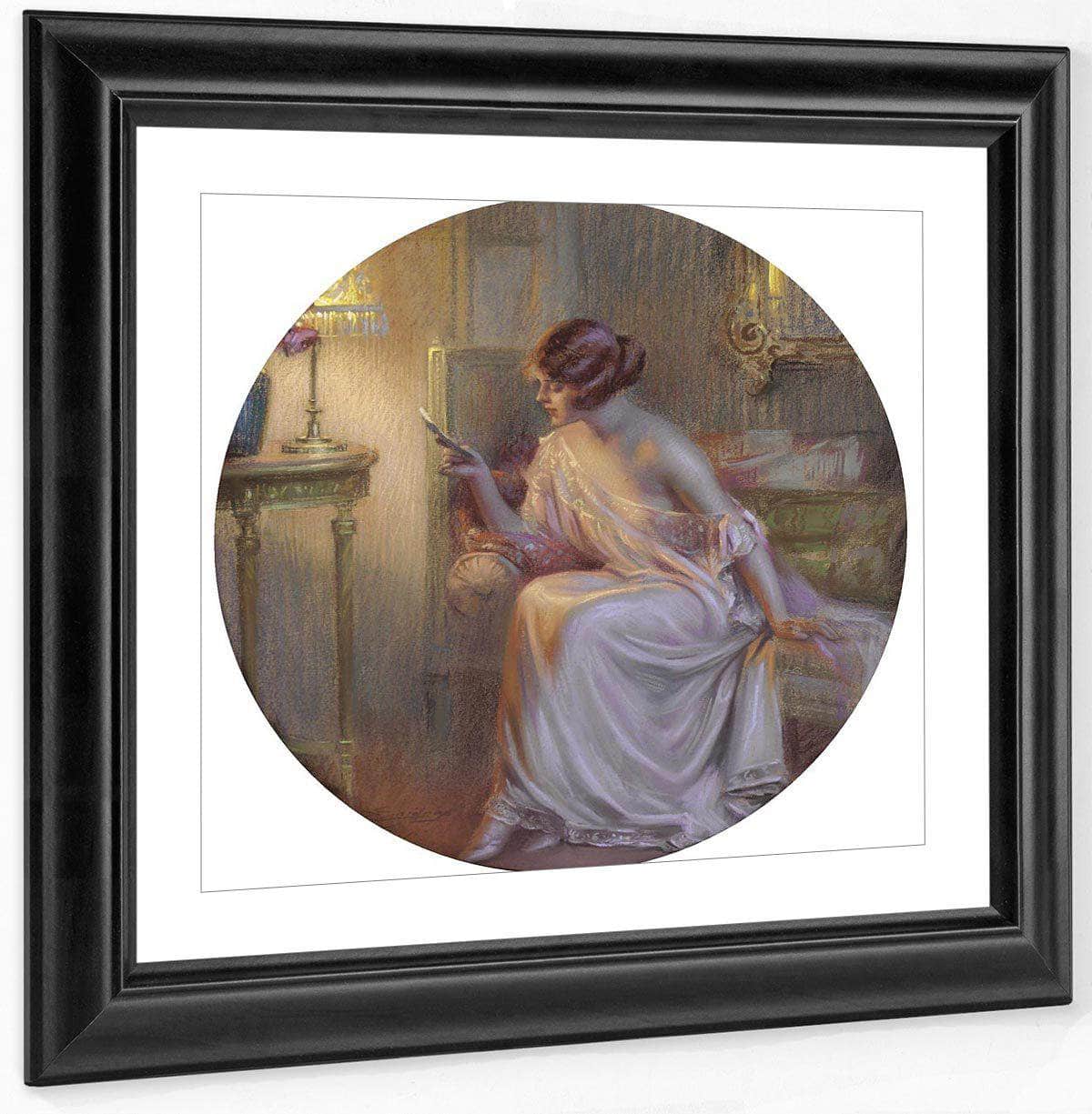 The Letter By Enjolras Delphin Fine Art Print