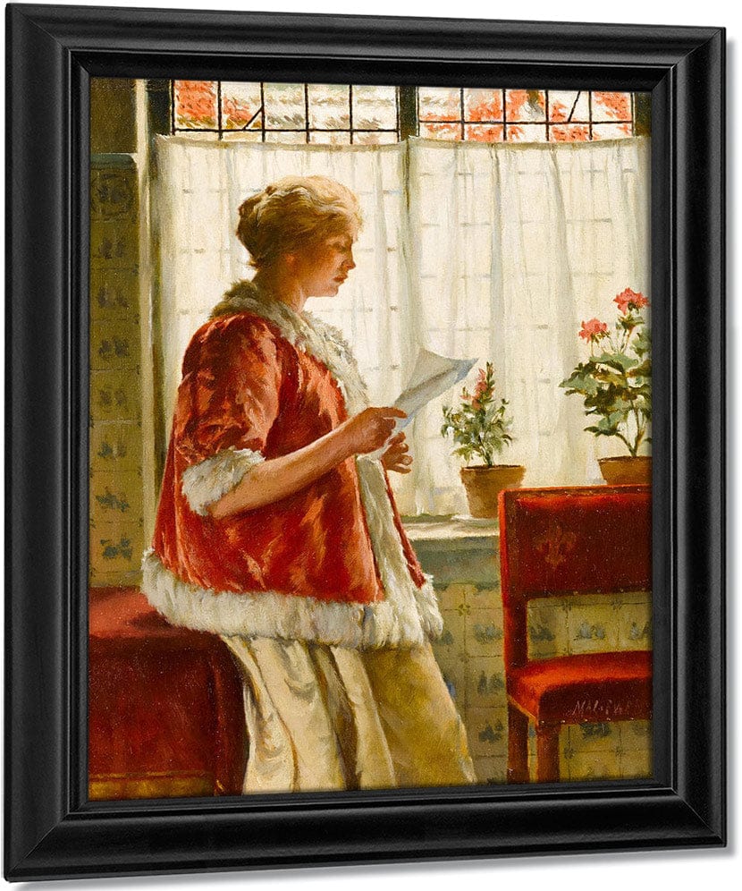 The Letter By Walter Macewen Fine Art Print