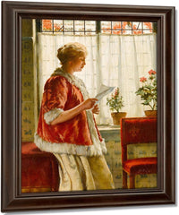 The Letter By Walter Macewen Fine Art Print