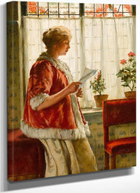 The Letter By Walter Macewen Fine Art Print