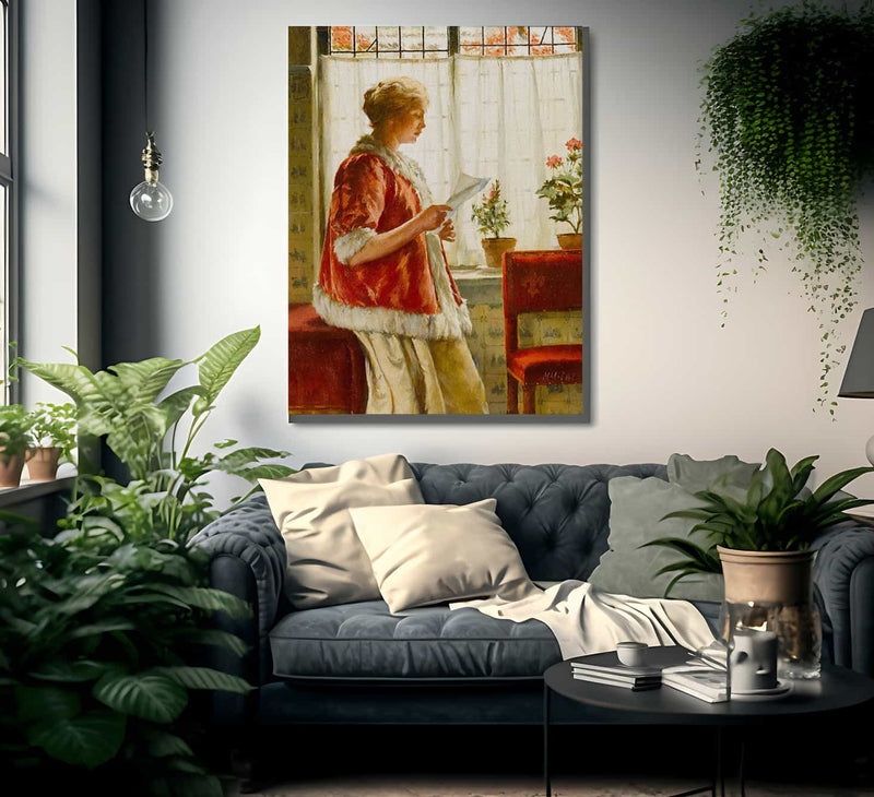 The Letter By Walter Macewen Fine Art Print