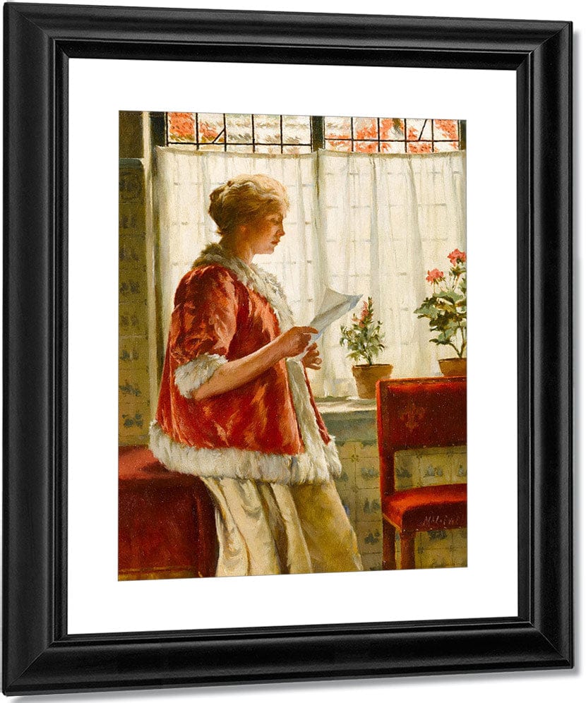 The Letter By Walter Macewen Fine Art Print