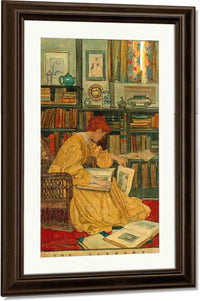 The Library By Elizabeth Shippen Green Fine Art Print