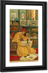 The Library By Elizabeth Shippen Green Fine Art Print
