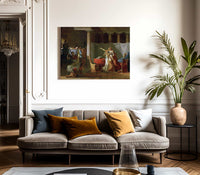 The Lictors Bring To Brutus The Bodies Of His Sons By Jacques Louis David Fine Art Print