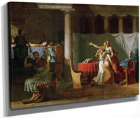 The Lictors Bring To Brutus The Bodies Of His Sons By Jacques Louis David Fine Art Print