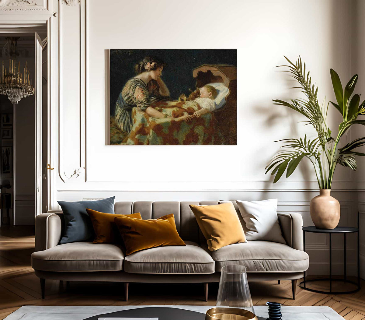 The Light Of The Home By Harry Roseland Fine Art Print