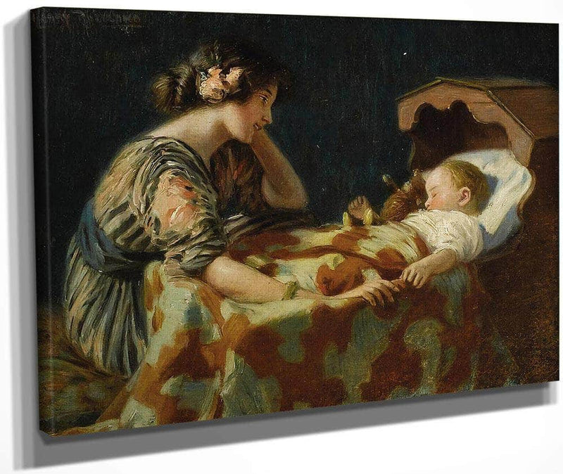 The Light Of The Home By Harry Roseland Fine Art Print